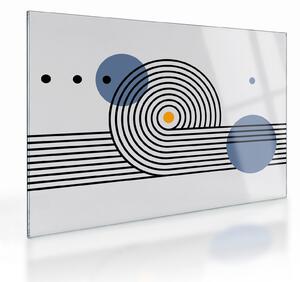 Obraz na szkle - Minimalistyczna abstrakcja N⁰1 (70x50 cm)