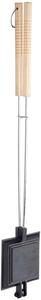 Esschert Design FF296, Pyta na gofry, Czarny, Drewno, Grill, eliwo, Drewno, Brzoza