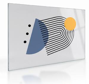 Obraz na szkle - Minimalistyczna abstrakcja N⁰2 (70x50 cm)