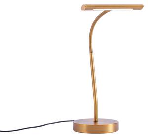 Lampa stołowa Art Deco brązowa z LED - Tableau