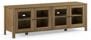 Szafka pod TV z litego drewna sosnowego w naturalnym kolorze 150x50x40 cm Alessandra – Marckeric