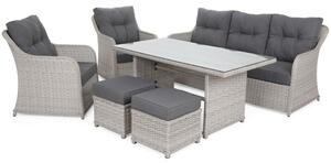 Zestaw mebli ogrodowych HOME & GARDEN Bergamo 645958 Biało-szary