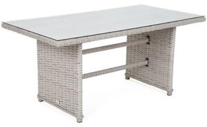 Zestaw mebli ogrodowych HOME & GARDEN Bergamo 645958 Biało-szary