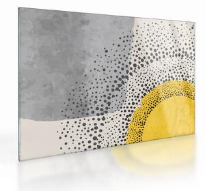 Obraz na szkle - Abstrakcyjny Obraz na szkle plaży N⁰3 (70x50 cm)