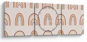 Obraz - Kreacje marzeń N⁰3 (z zegarem) (90x30 cm)