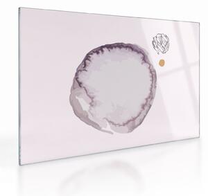 Obraz na szkle - Fioletowy minimalizm N⁰4 (70x50 cm)
