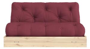 Bordowa rozkładana sofa 145 cm Flip – Karup Design