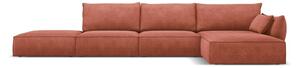 Czerwony narożnik (prawostronny) Vanda – Mazzini Sofas