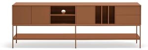 Ceglasta szafka pod TV 220x74x45 cm Platt – Teulat