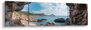 Obraz - Jaskinia przy morzu (170x50 cm)
