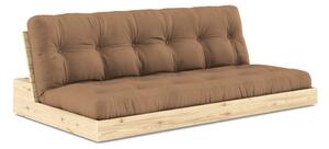 Brązowa rozkładana sofa 196 cm Base – Karup Design