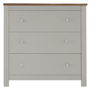 Szara wysoka komoda 81x35 cm Emerald – Støraa