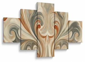 Obraz - Wiry w ziemistych barwach (125x70 cm)