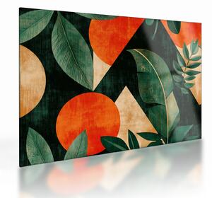 Obraz na szkle - Geometryczne motywy naturalne II. (70x50 cm)