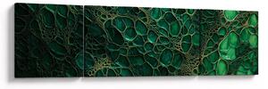 Obraz - Zielony mikroskopowy obraz (170x50 cm)