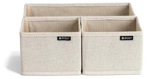 Tekstylne organizery do szuflady zestaw 3 szt. Soft Storage – Bigso