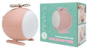 Lampka nocna dla dzieci bezprzewodowa różowa helikopter LED 2.5W Mary's