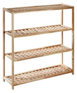 Szafka na buty z litego drewna orzechowego w naturalnym kolorze – Premier Housewares