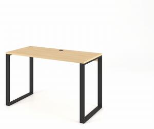 Biurko 2 60x120 kolor dąb vicenza nogi metalowe czarne