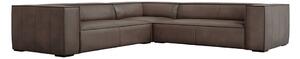 Brązowy skórzany narożnik (róg zmienny) Madame – Windsor & Co Sofas