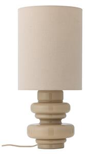 Lampa Stołowa Bloomingville, Fabiola, beżowy, sypialnia, szkło, skandynawski
