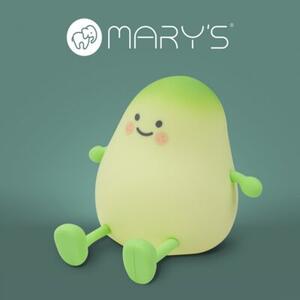 Lampka nocna dla dzieci bezprzewodowa zielona mango LED 2.5W Mary's