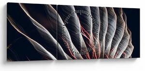 Obraz - Wyładowanie świetlne (z zegarem) (90x30 cm)