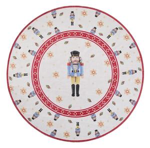 Czerwony okrągły dywan ze świątecznym motywem ø 160 cm Toy's Delight Nutcracker – Villeroy&Boch