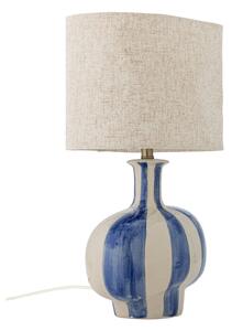 Lampa Stołowa Bloomingville, Alida, niebieski, sypialnia, ceramika, skandynawski