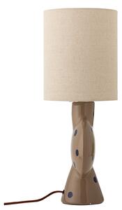 Lampa Stołowa Bloomingville, Sergio, brąz rdzawy, sypialnia, ceramika, skandynawski