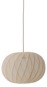 Lampa Wisząca Bloomingville, Piola, ściemnialny, beżowy, jadalnia, tkanina | tekstylia, skandynawski