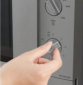 Kuchenka mikrofalowa PANASONIC NN-SM23QMEPG 800W średnica 25.5 cm pojemność 20L Szary