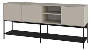 Czarno-kremowa komoda 180x80x40 cm Amira – Marckeric