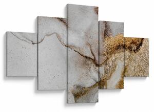 Obraz - Atrament marmurkowy (125x70 cm)