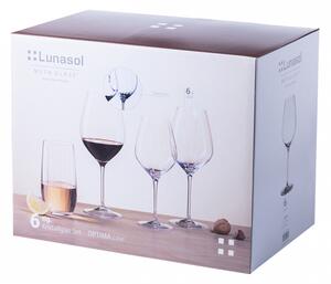 Lunasol - Kieliszki do czerwonego wina 570 ml komplet 6 szt - Optima Glas Lunasol (322686)