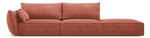 Czerwony szezlong (lewostronny) Vanda – Mazzini Sofas