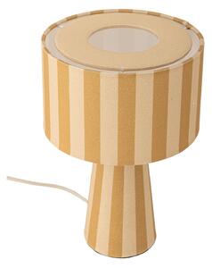 Lampa Stołowa Bloomingville, Emmie, żółty, sypialnia, tkanina | tekstylia, skandynawski