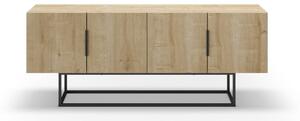 Szafka pod TV w dekorze dębu 140x55 cm Titan – Marckeric