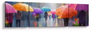 Obraz - Deszczowy dzień (170x50 cm)