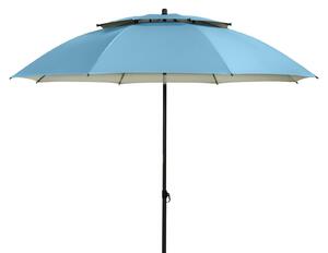 Parasol plażowy Parasol ogrodowy przeciwsłoneczny - 200 cm - Regulowana wysokość - Pochylany