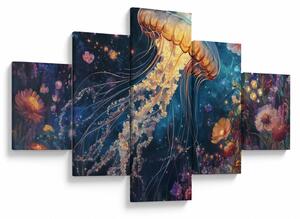 Obraz - Magiczna meduza (125x70 cm)