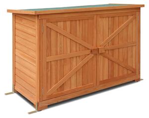 Szafka ogrodowa - Drewno - 50 x 128 x 88 cm - Naturalny - Na ogród i taras