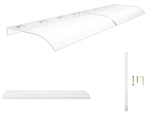 Daszek nad drzwi poliwęglan - Przezroczysty PET - 3,5 mm - 50 x 200 cm - Ochrona UV