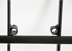 Stojak na butelki stojący metalowy - 32 x 70 x 117,3 cm - Czarny - Na wino i napoje - Na przechowywanie w kuchni i garażu