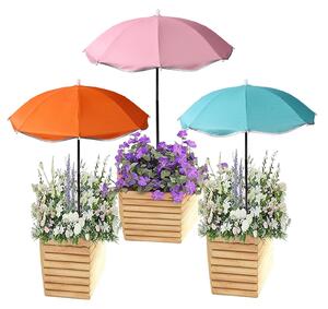Parasolka do roślin Parasol ogrodowy - Zestaw 3 szt. - Średnica 60 cm - Różne kolory