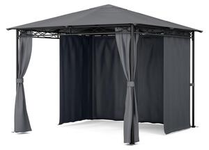 Namiot ogrodowy altana - Pawilon ogrodowy - 2,95 x 2,6 x 2,95 m - Z 4 bocznymi panelami