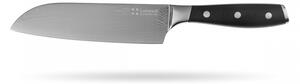 Lunasol - Nóż santoku ze stali damasceńskiej 18 cm – Platinum (128781)