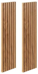 Rodan Panele Boczne do Szafki z Lustrem 14 cm - Dąb Craft - MDF - Zestaw 2 szt. - ELEGANCE