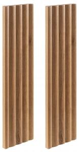 Rodan Panele Boczne do Szafki z Lustrem 14 cm - Dąb Craft Złoty - MDF - Zestaw 2 szt. - BELLO