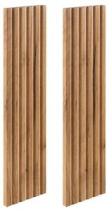 Rodan Panele Boczne do Szafki z Lustrem 14 cm - Dąb Craft Złoty - MDF - Zestaw 2 szt. - FLOW